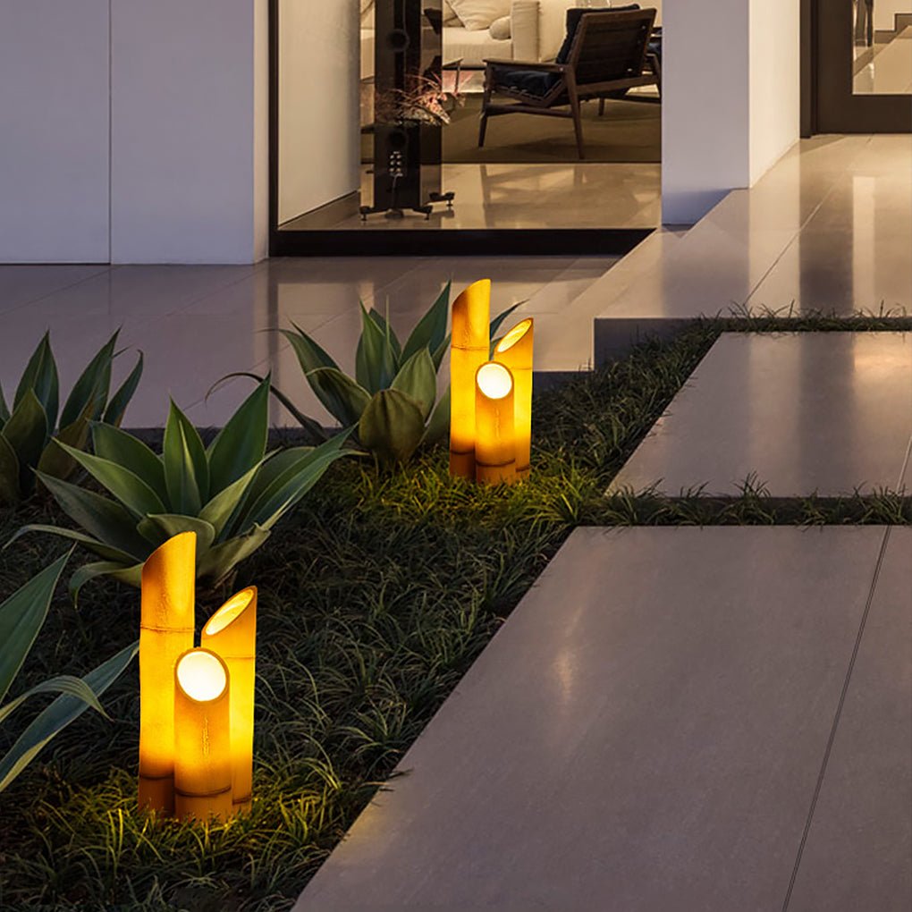 Charming Colorful LED Resin Outdoor Landscape Lights for Garden Decor