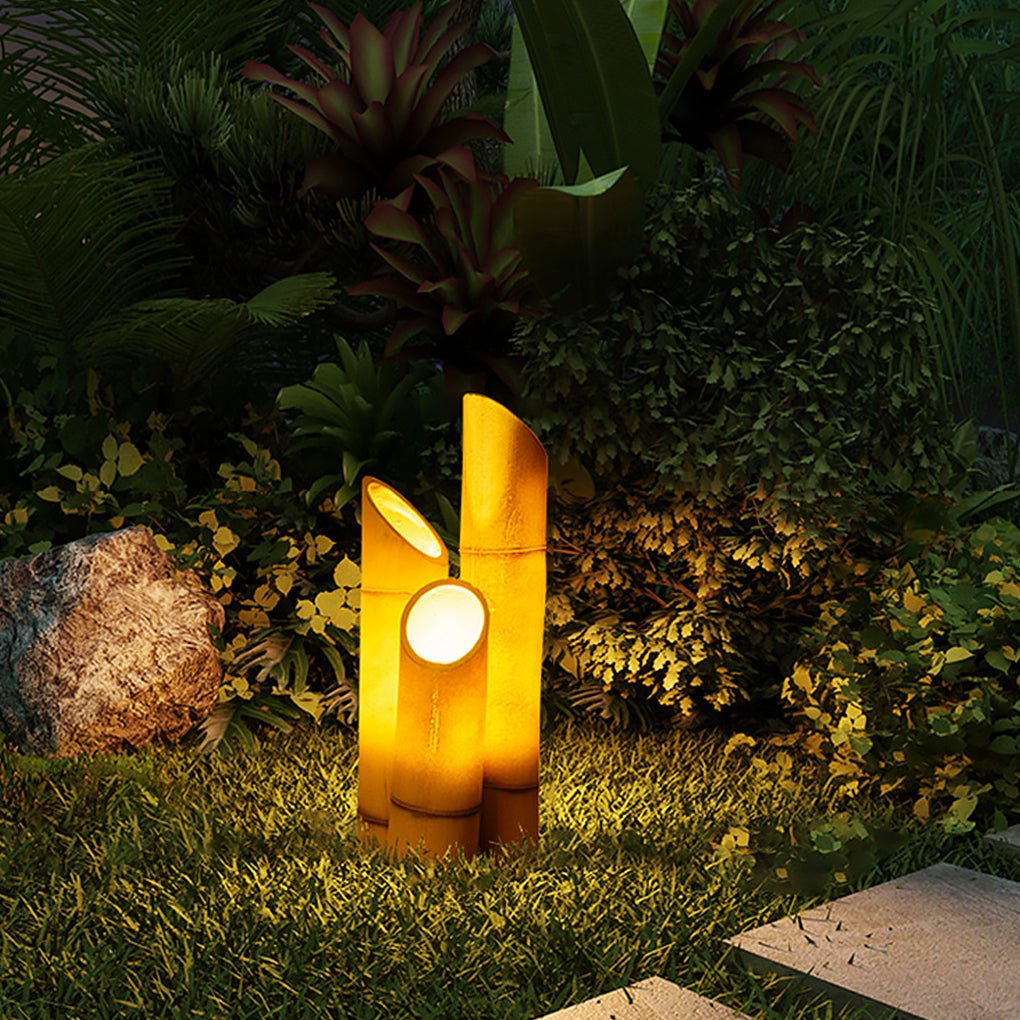 Charming Colorful LED Resin Outdoor Landscape Lights for Garden Decor