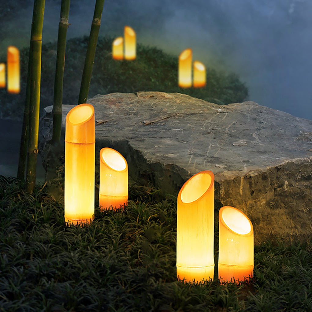 Charming Colorful LED Resin Outdoor Landscape Lights for Garden Decor