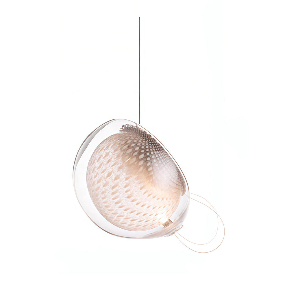 Elegant Nordic Glass Jellyfish Pendant Light for Dining Room Decor