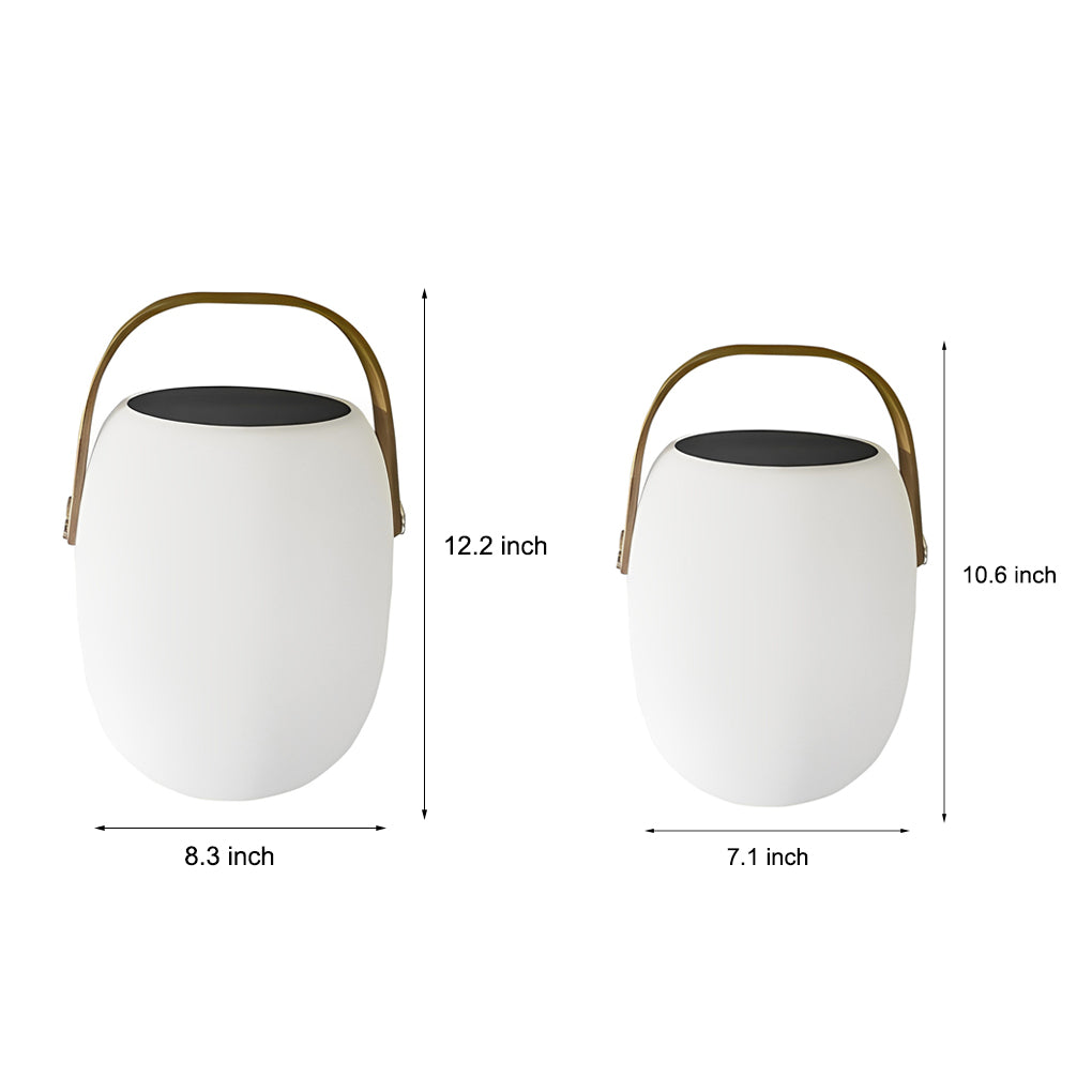 Elegant Portable Solar LED Lanterns for Outdoor Patio Garden Decor
