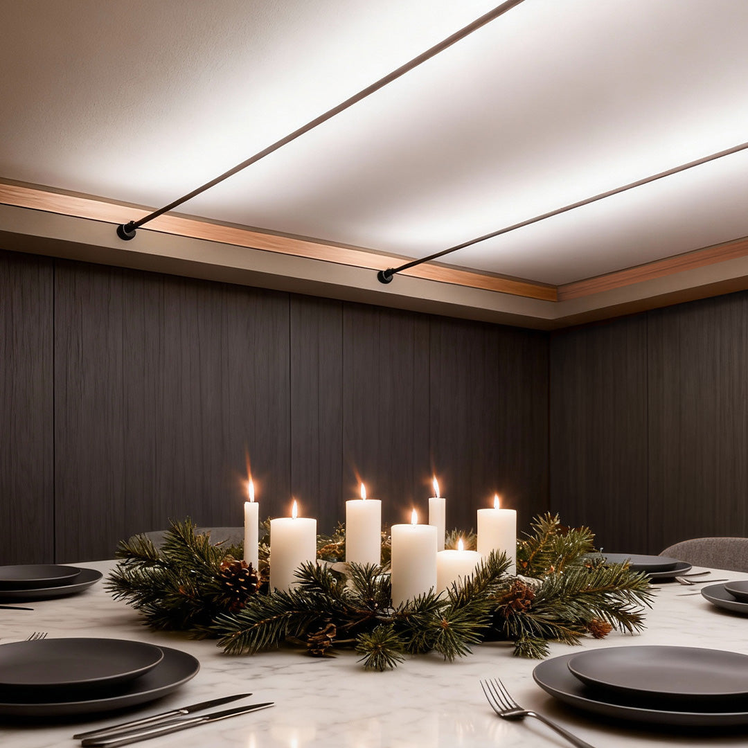 Rotatable Ultra-Thin Steel Linear LED Bar Light for Modern Spaces