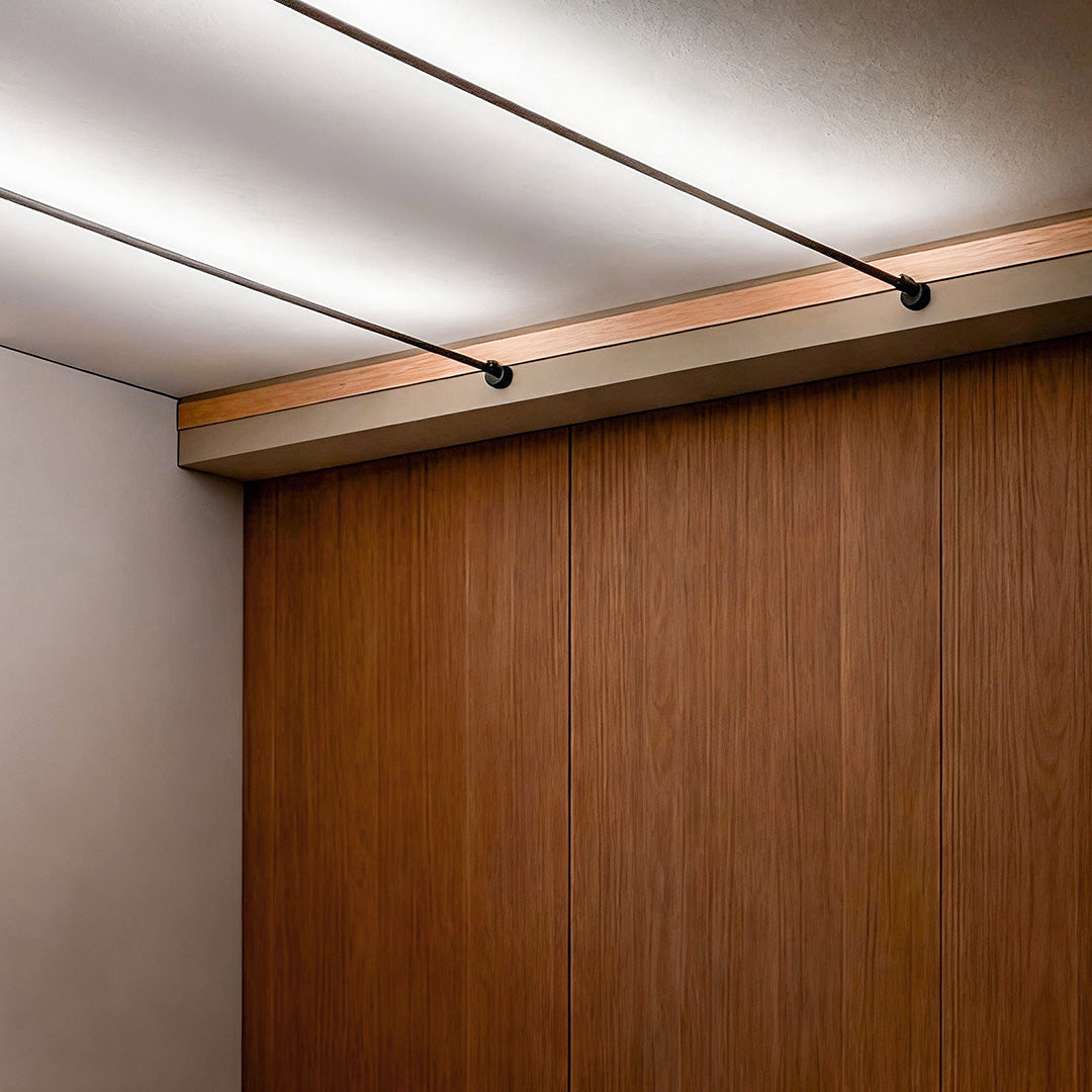 Rotatable Ultra-Thin Steel Linear LED Bar Light for Modern Spaces