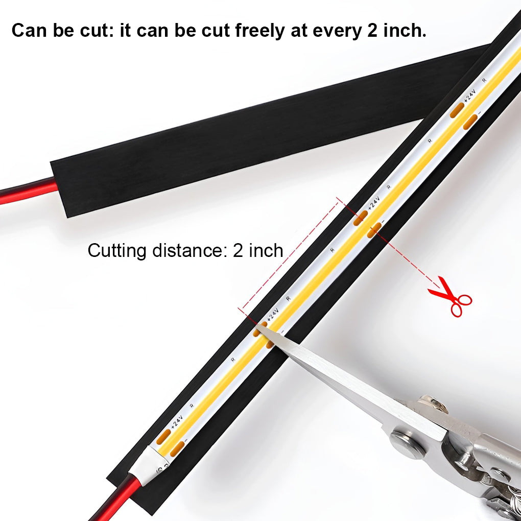 Modern Rotatable Smart COB Linear LED Light Fixture for Living Room