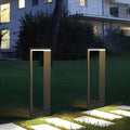 Sleek Black Aluminum 12W LED Pathway Light for Outdoor Landscape Use