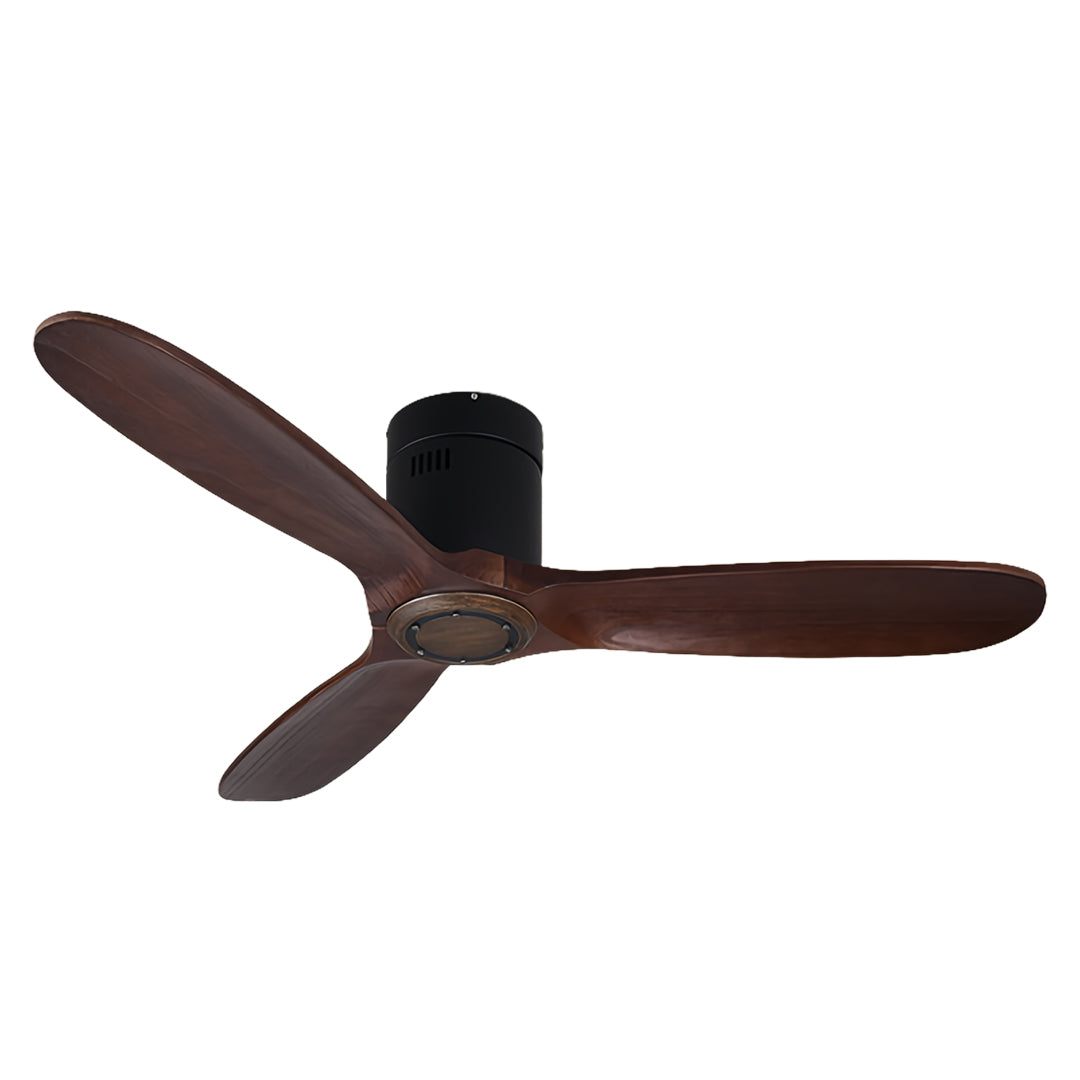 Modern 3-Blade LED Ceiling Fan with Quiet DC Motor & Remote Control