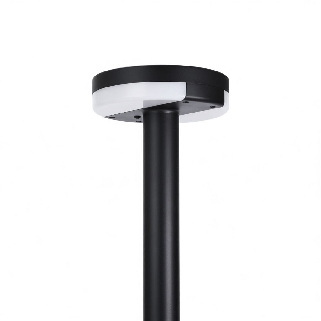 Contemporary Black Waterproof Metal Pathway Lights for Outdoor Gardens