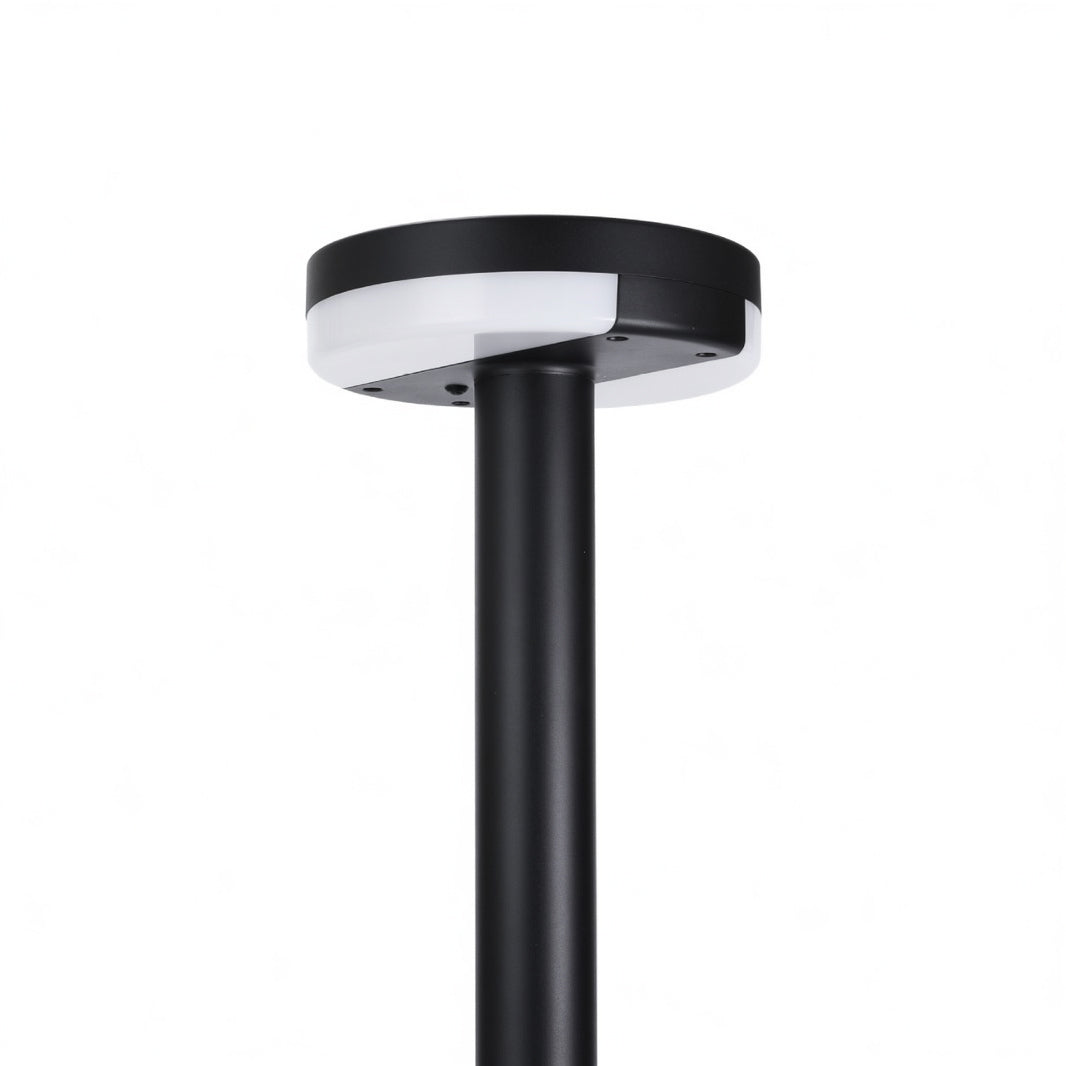 Contemporary Black Waterproof Metal Pathway Lights for Outdoor Gardens