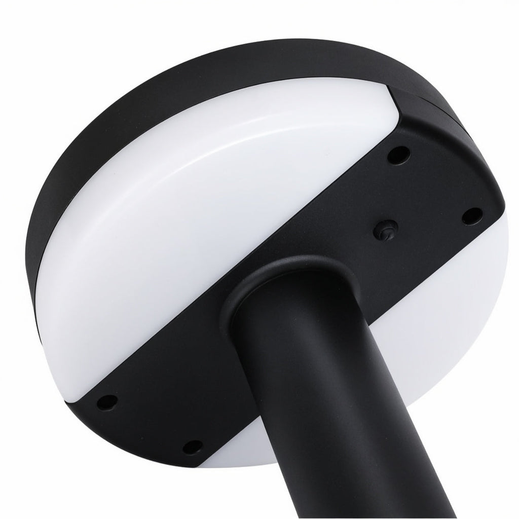 Contemporary Black Waterproof Metal Pathway Lights for Outdoor Gardens