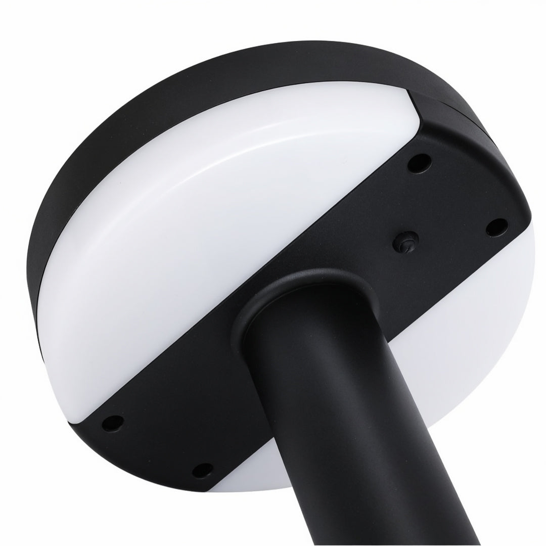 Contemporary Black Waterproof Metal Pathway Lights for Outdoor Gardens