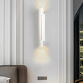 Modern Black Metal LED Scroll Wall Sconce for Living Room or Hallway