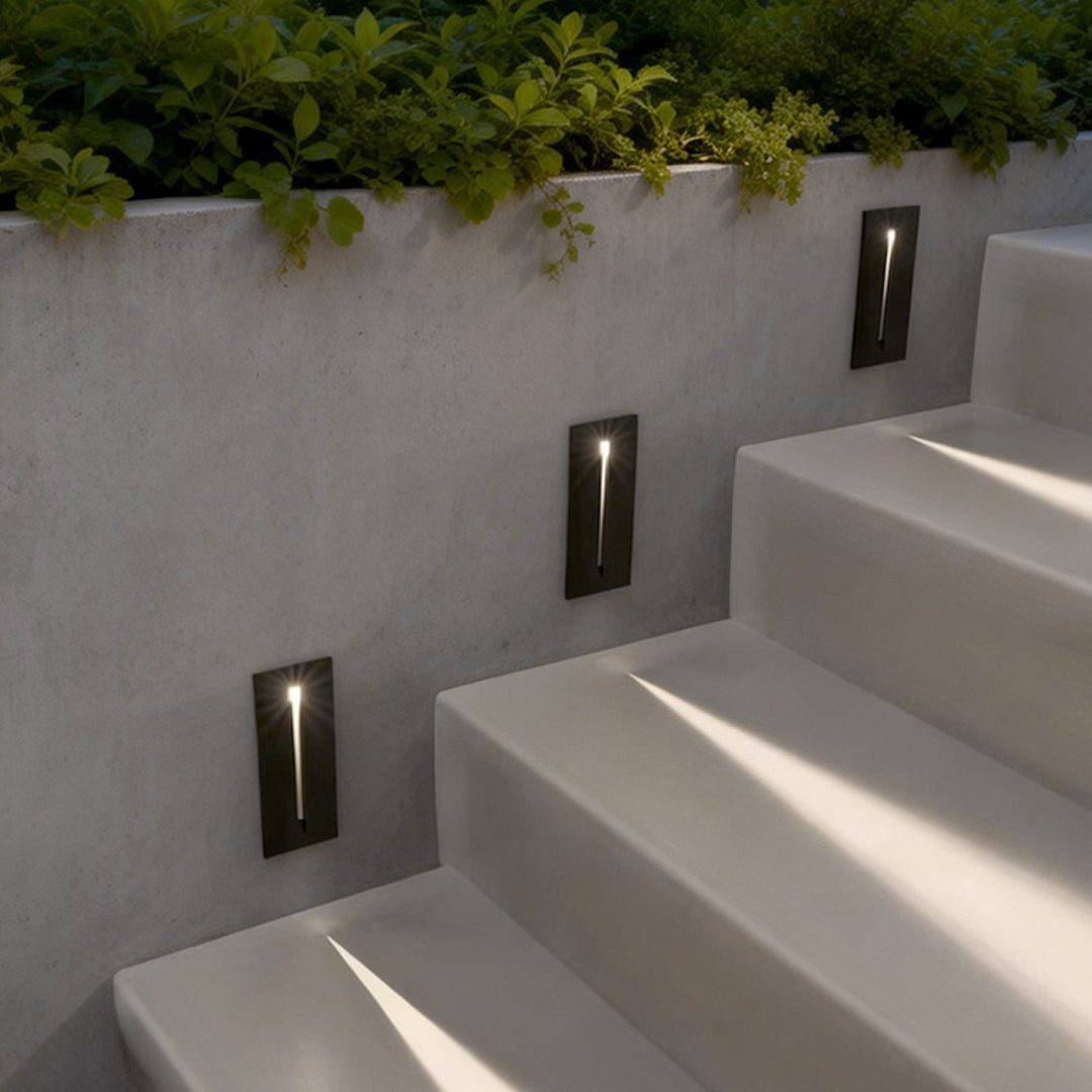 Industrial Waterproof LED Recessed Stair Lamp Light for Entryway Decor