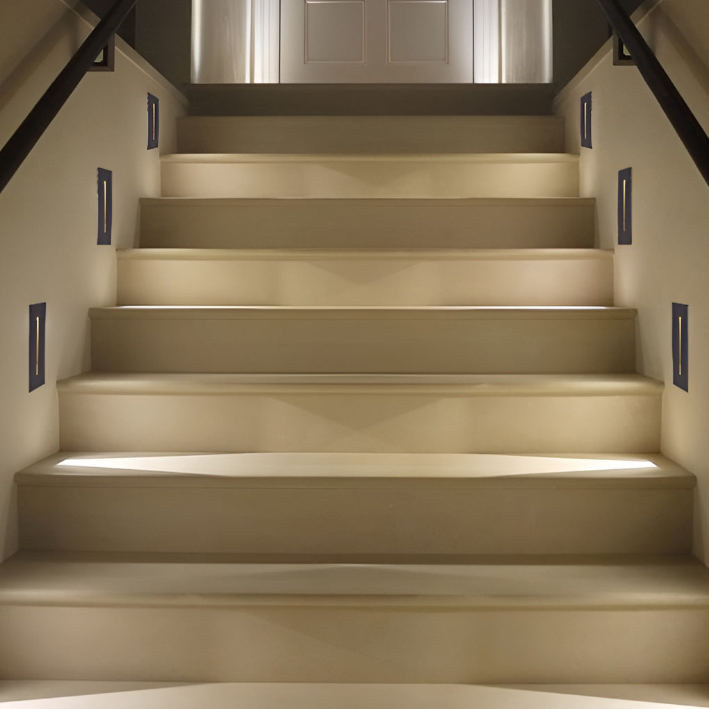 Industrial Waterproof LED Recessed Stair Lamp Light for Entryway Decor