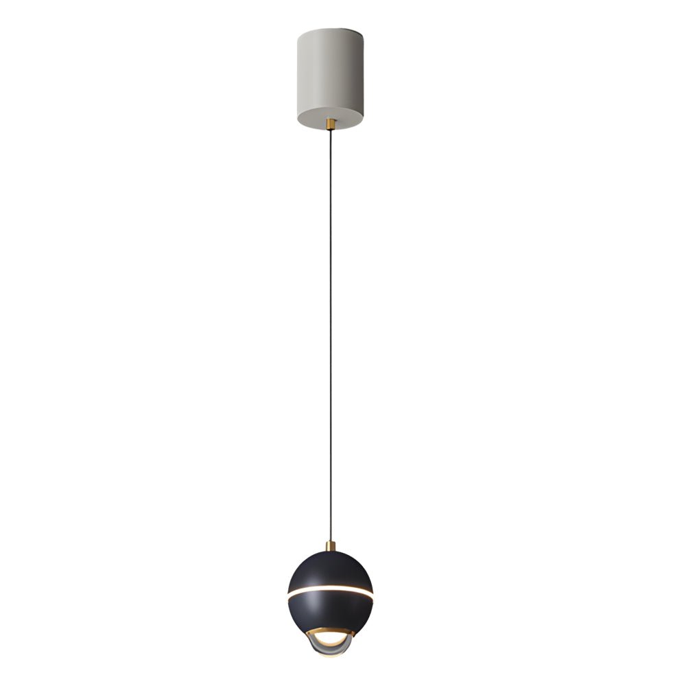 Sleek Silver Metal 3-Step Dimming LED Pendant Light for Living Space