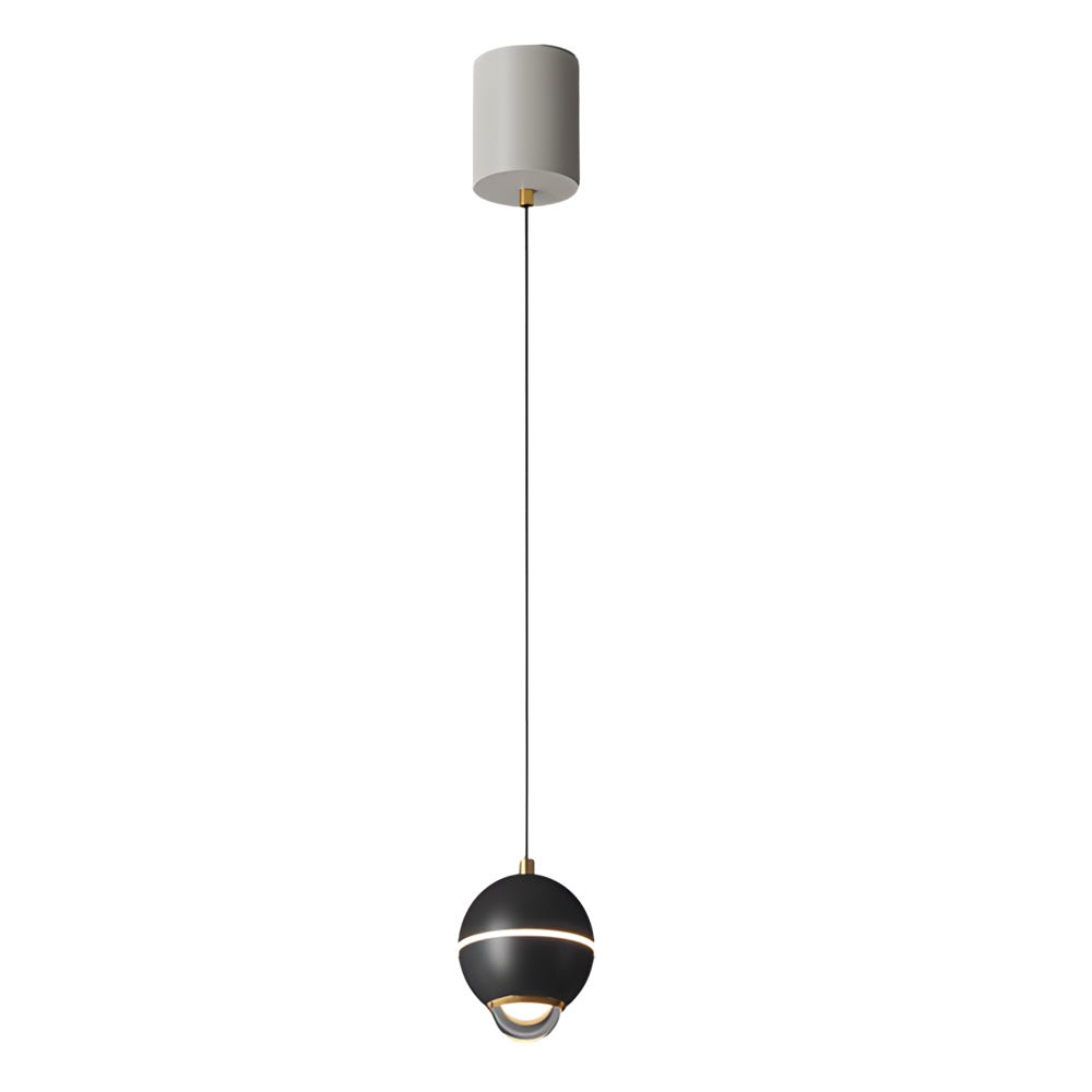 Sleek Silver Metal 3-Step Dimming LED Pendant Light for Living Space