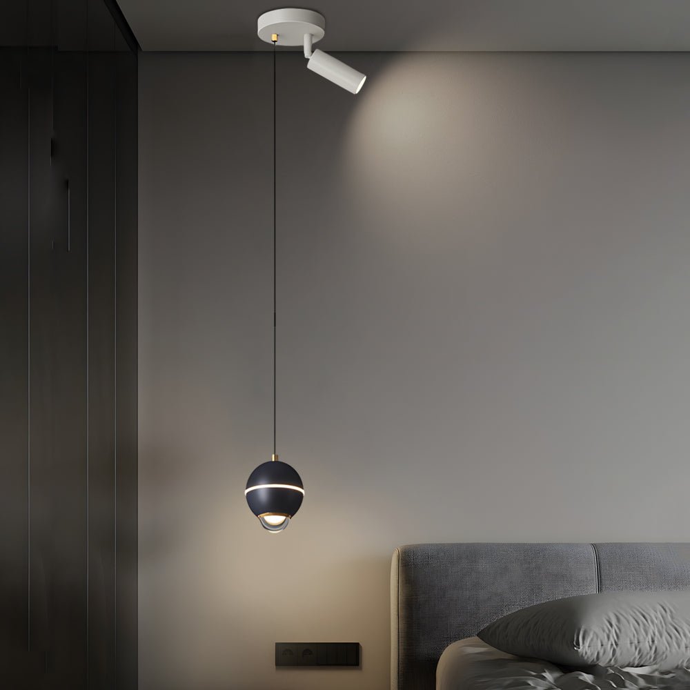 Sleek Silver Metal 3-Step Dimming LED Pendant Light for Contemporary Spaces