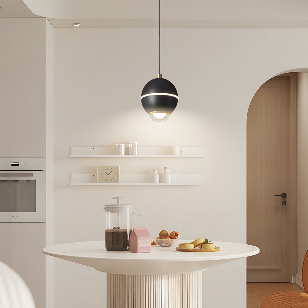 Sleek Silver Metal 3-Step Dimming LED Pendant Light for Contemporary Spaces