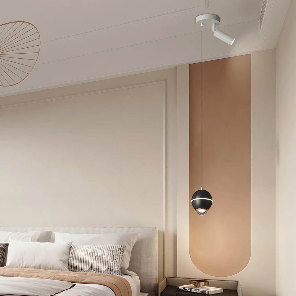 Sleek Silver Metal 3-Step Dimming LED Pendant Light for Contemporary Spaces