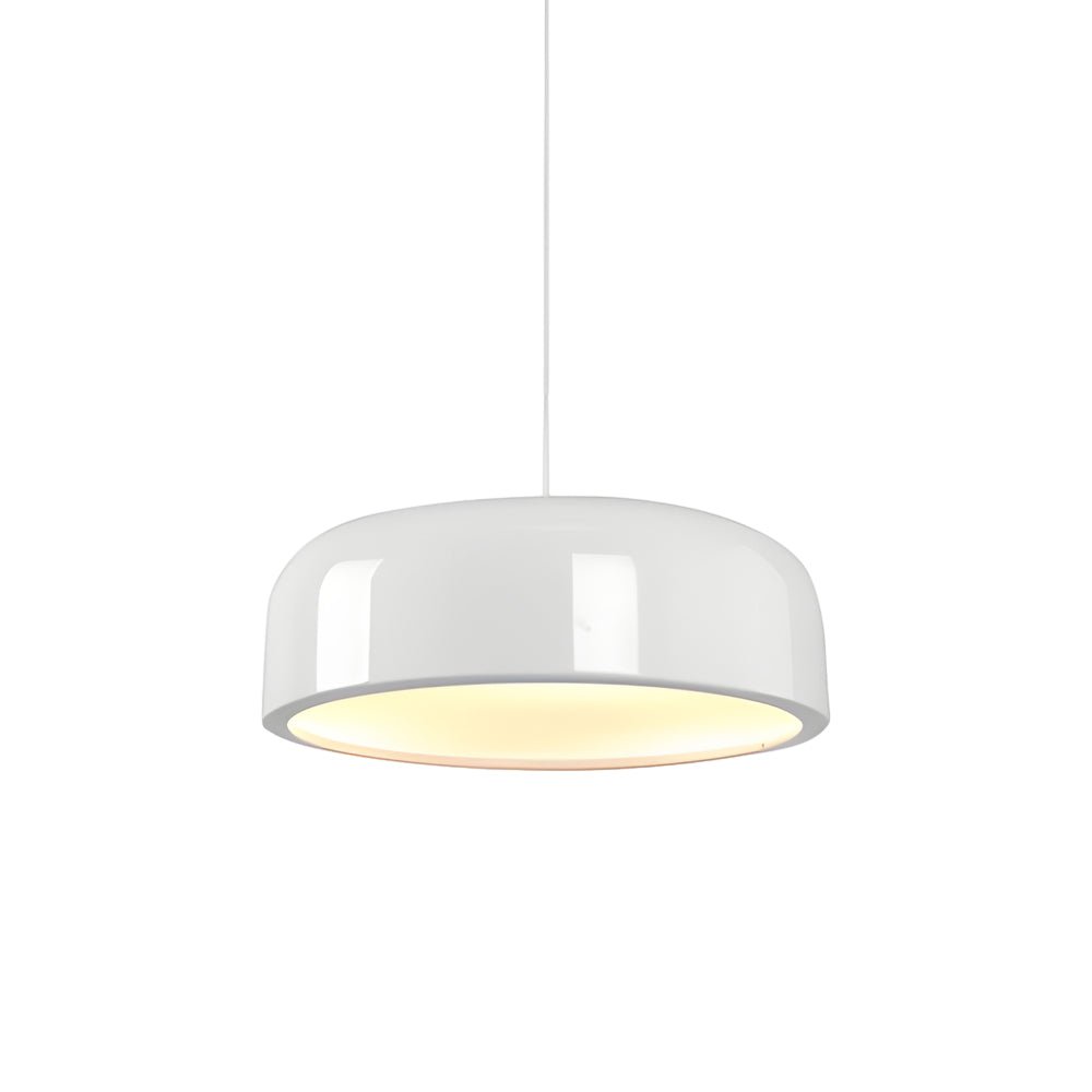 Contemporary Black and White Aluminum Pendant Light for Dining Room