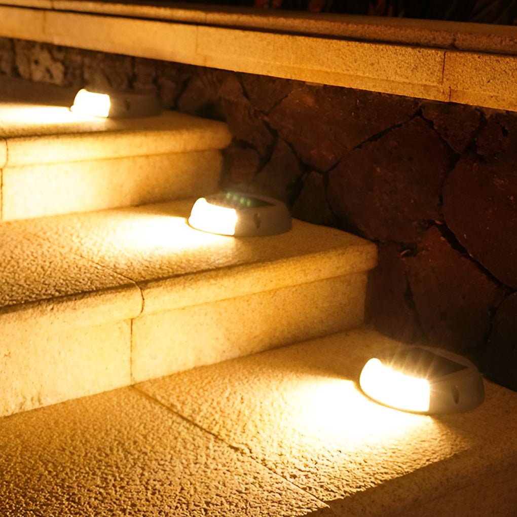 Stylish Solar LED Embedded Deck Pathway Lights for Outdoor Walkways