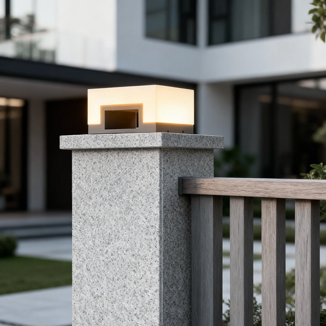 Square Minimalist Waterproof LED Landscape Lights for Front Lawn Decoration