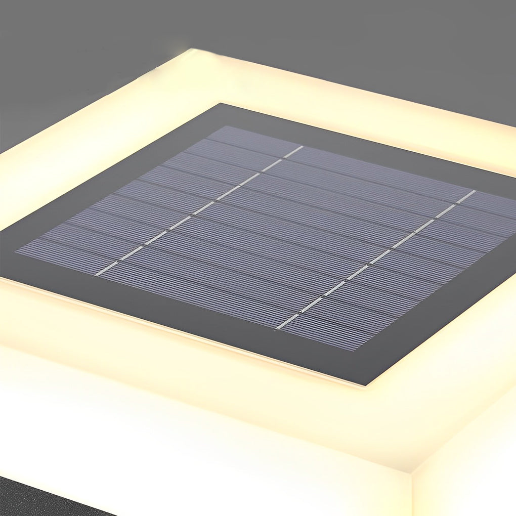 Square Minimalist Waterproof LED Landscape Lights for Front Lawn Decoration