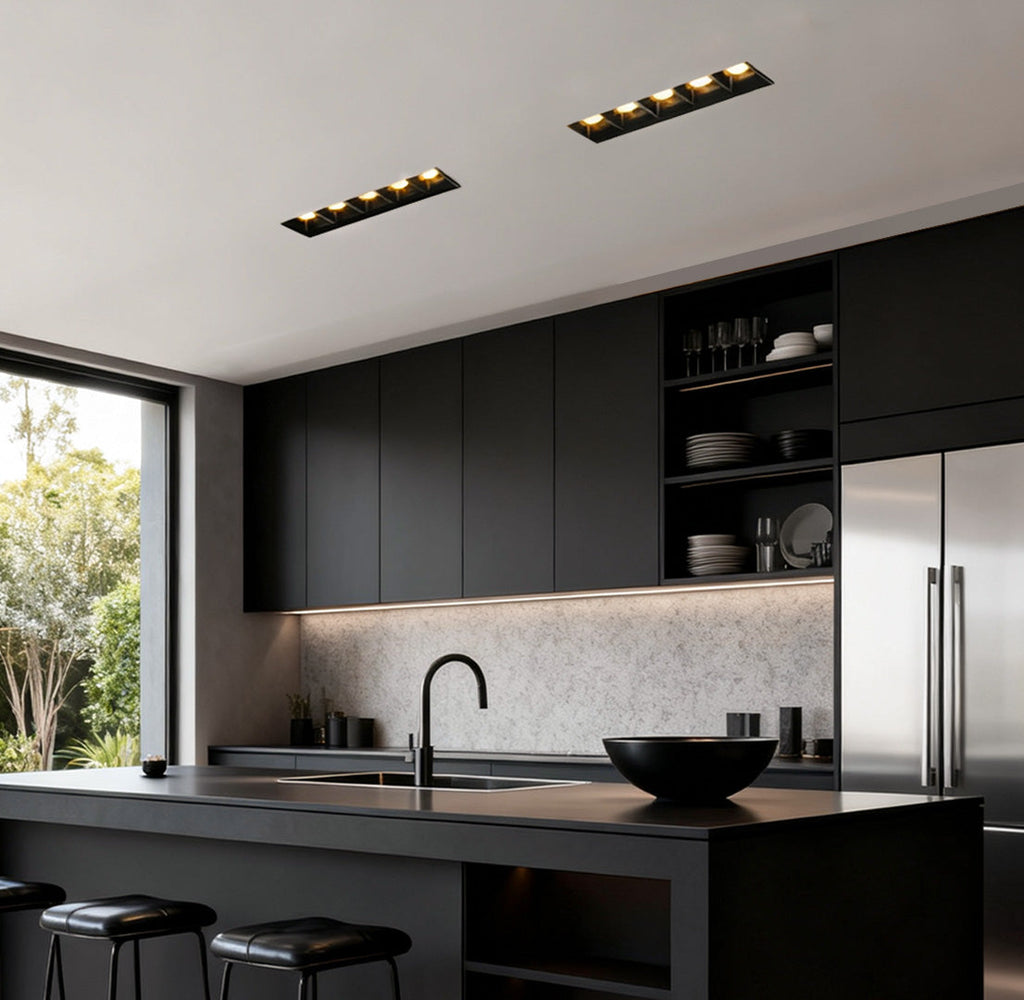 Borderless LED Linear Downlight Spot Light for Modern Ceiling Decor