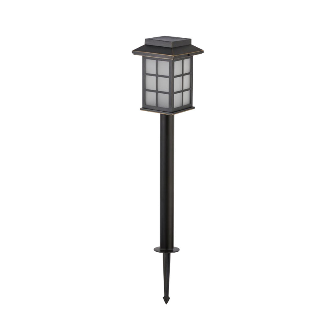 Modern Solar LED Pathway Lights - Stainless Steel Outdoor Garden Lighting