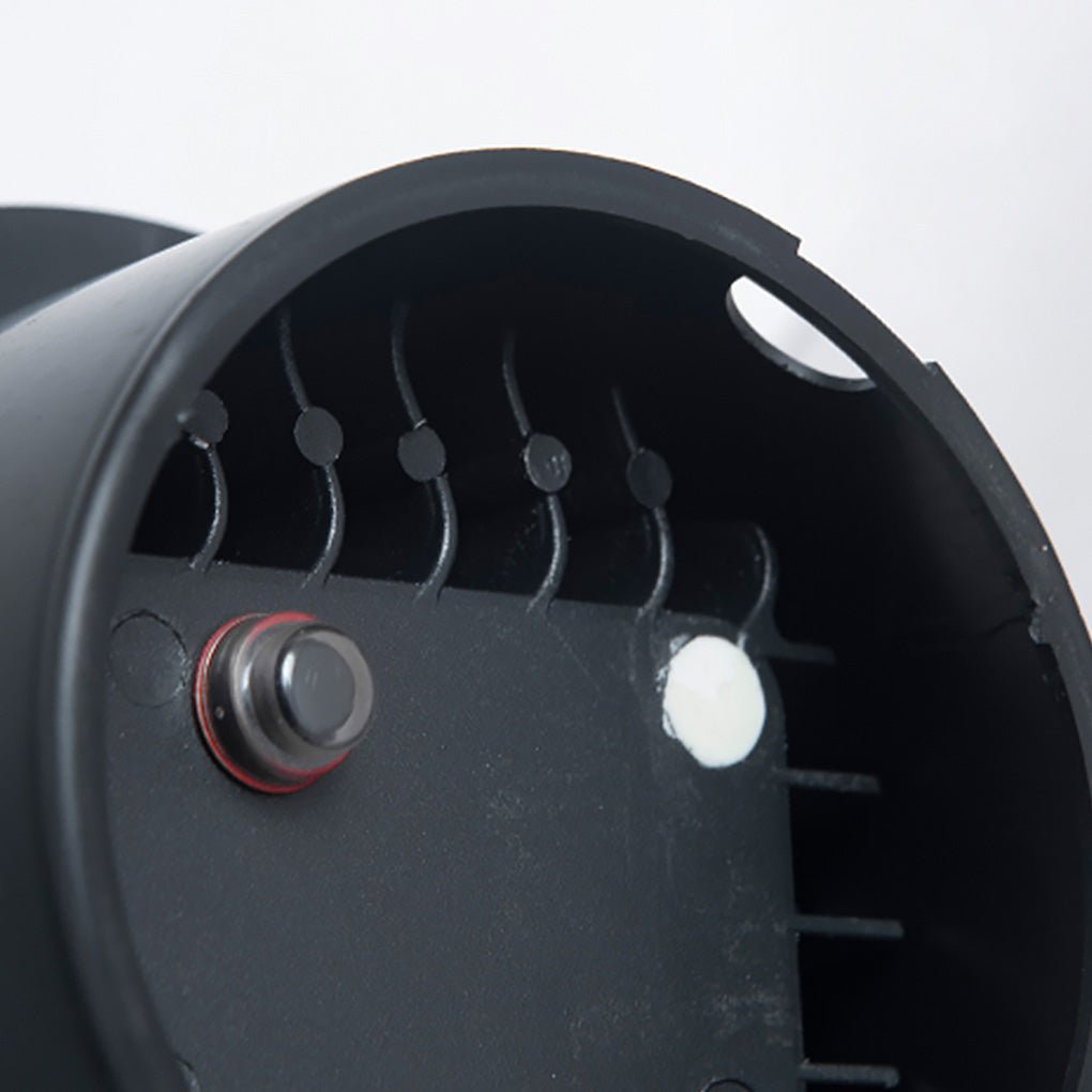 Sleek Black Solar-Powered Waterproof In-Ground Garden Lights for Outdoors