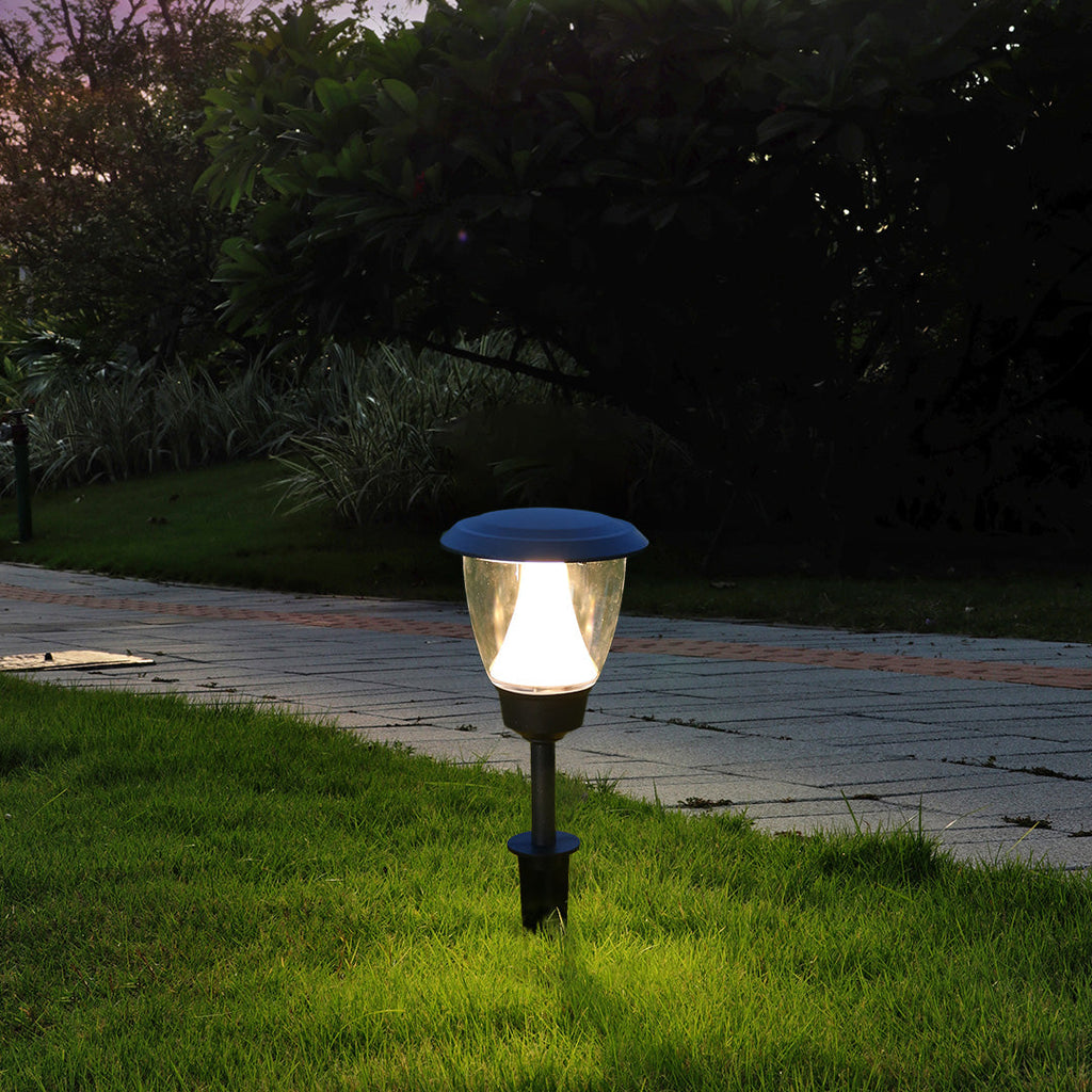 Sleek Black Minimalist LED Outdoor Lawn Lights for Garden Pathway Illumination