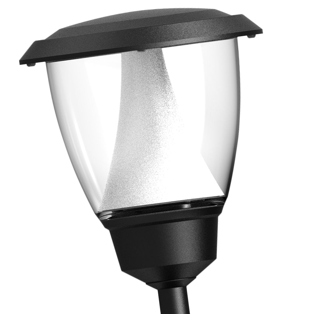 Sleek Black Minimalist LED Outdoor Lawn Lights for Garden Pathway Illumination
