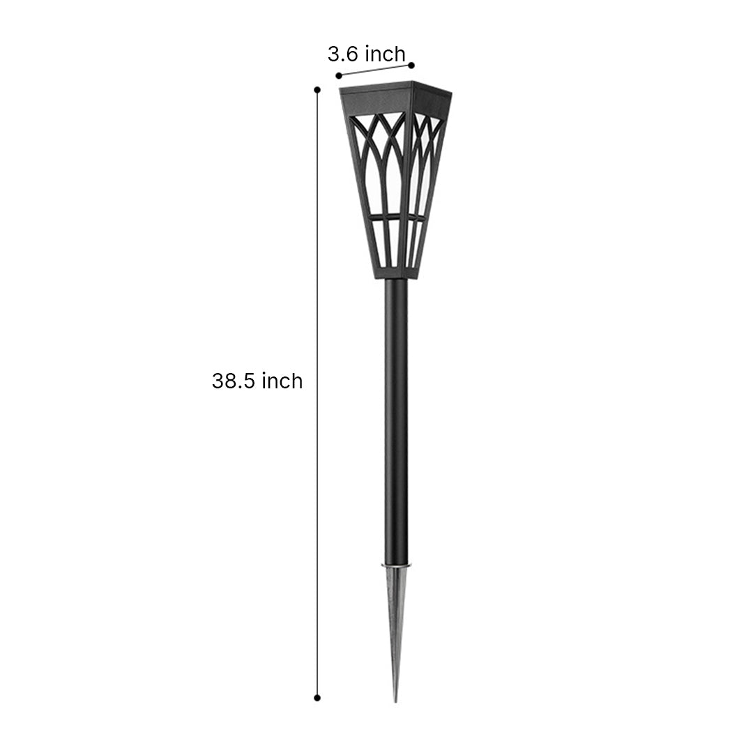 Elegant Waterproof Solar LED Light Post for Outdoor Garden Pathways