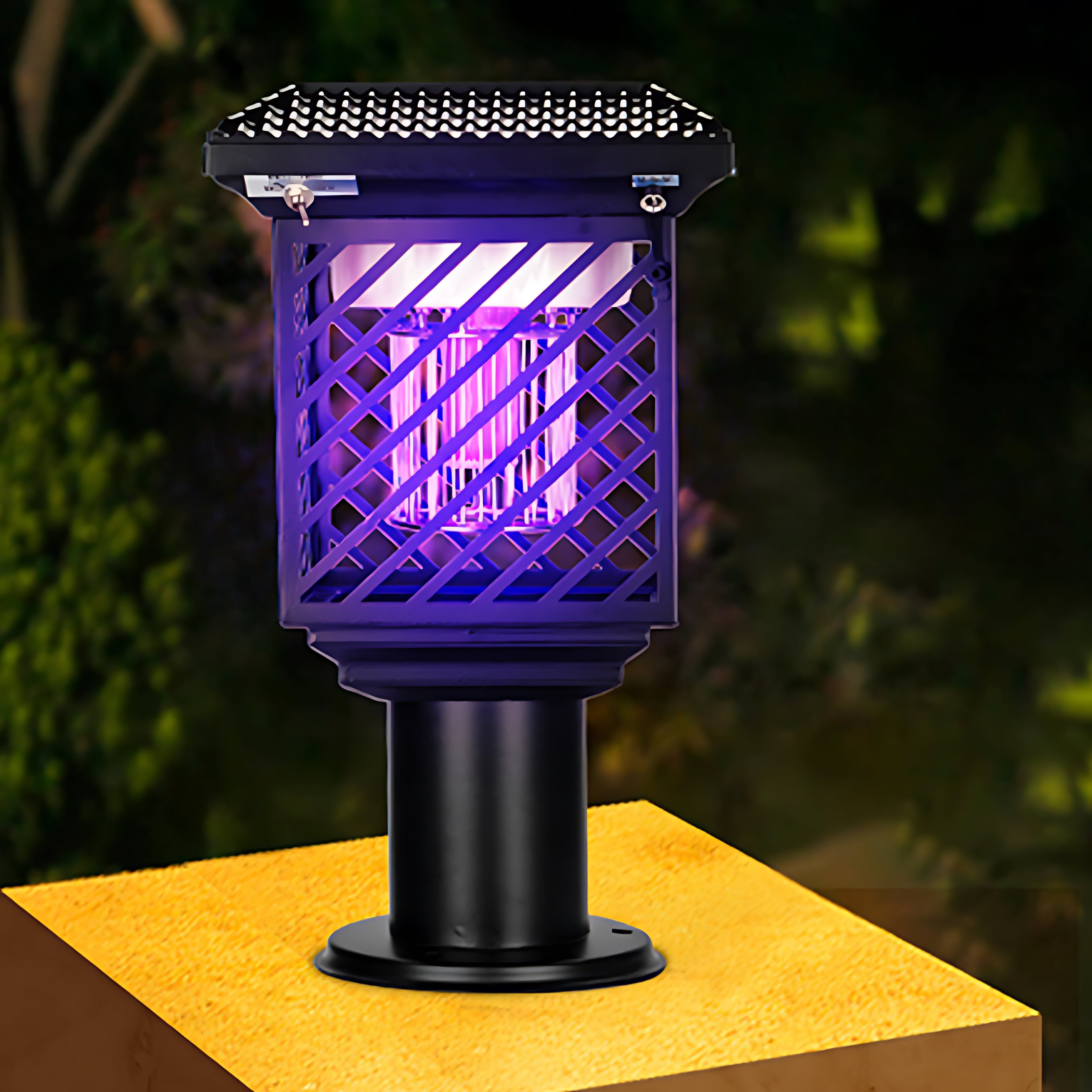 Stylish Black Stainless Steel Solar Landscape Spotlight for Outdoor Use