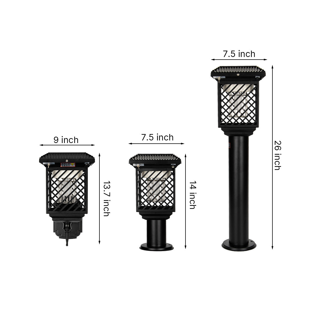 Stylish Black Stainless Steel Solar Landscape Spotlight for Outdoor Use