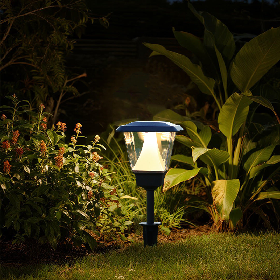 Modern Minimalist White LED Outdoor Lawn Lights for Garden Pathways