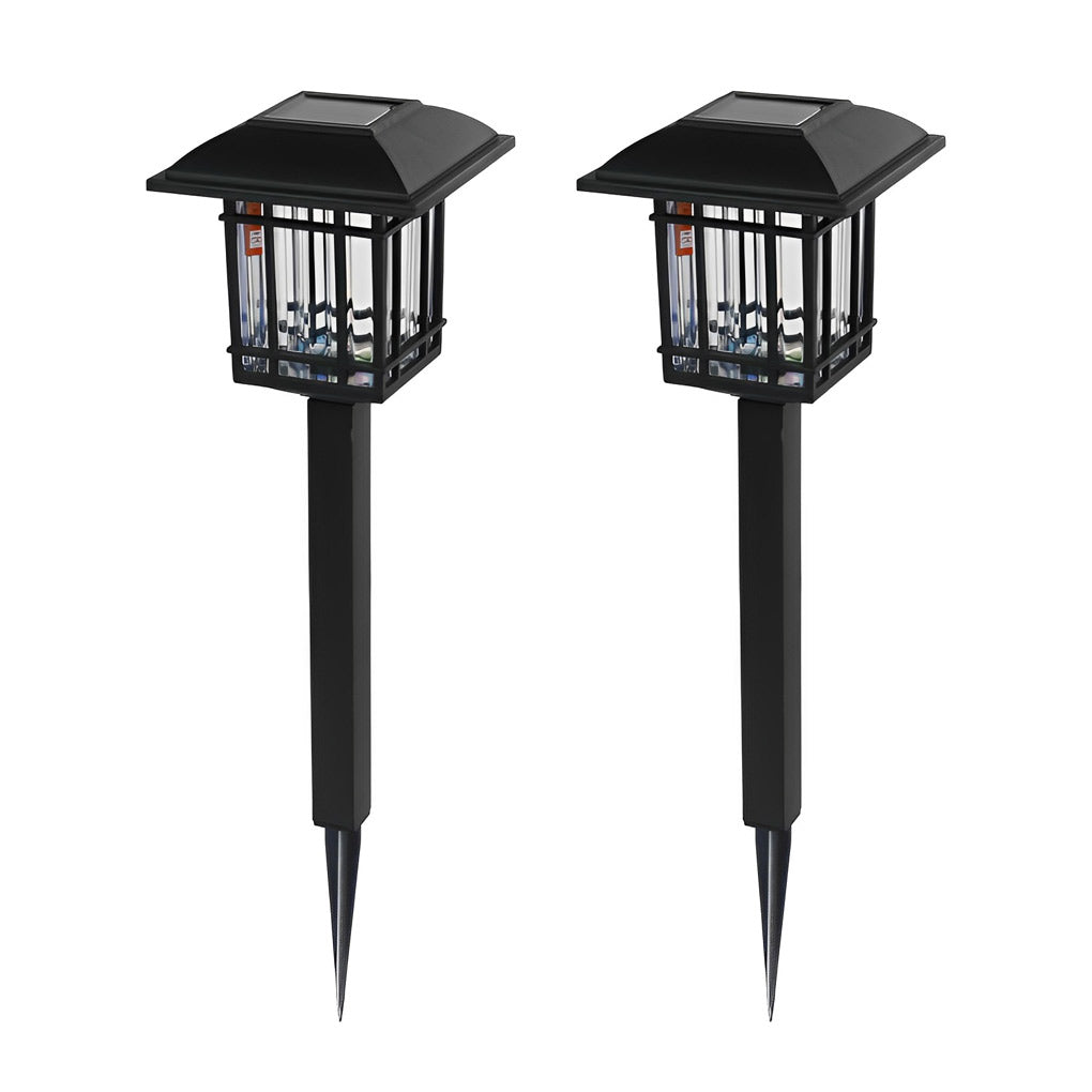 Vintage Square Solar Outdoor Lawn Lights - Waterproof Garden Lamps