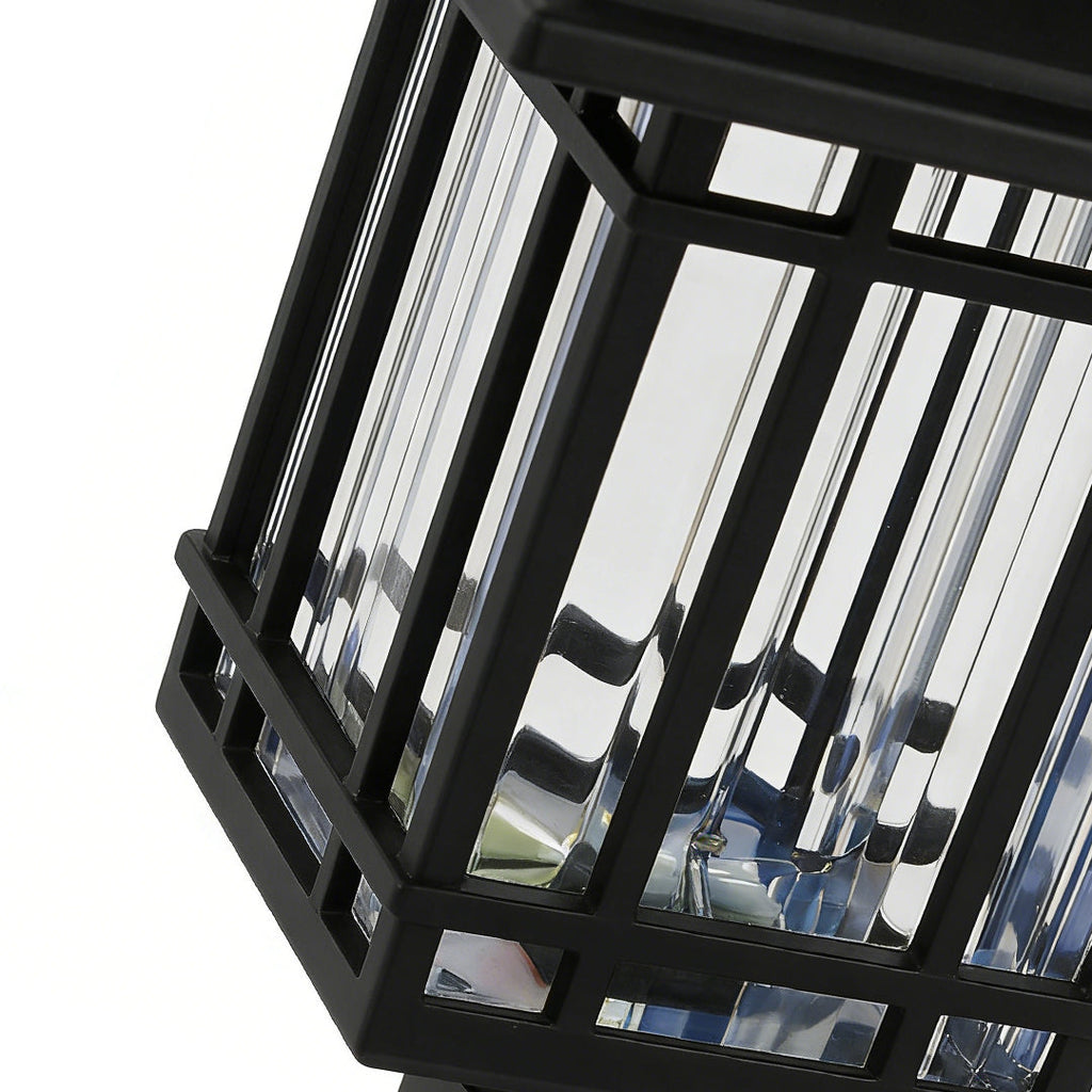 Vintage Square Solar Outdoor Lawn Lights - Waterproof Garden Lamps