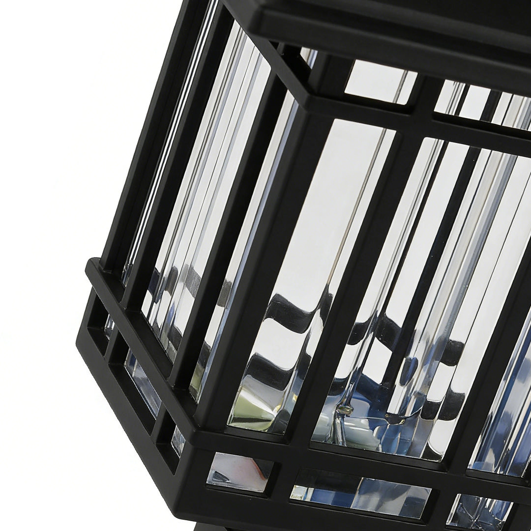 Vintage Square Solar Outdoor Lawn Lights - Waterproof Garden Lamps
