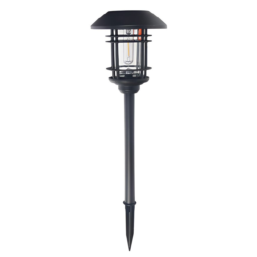 Stylish Stainless Steel & Glass Solar Outdoor Lantern Lights for Gardens