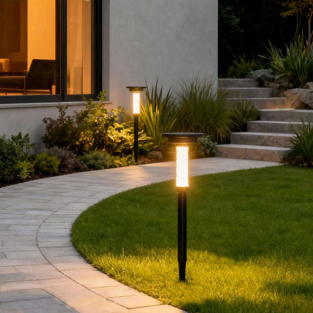Waterproof Minimalist Solar Bubble Path Lights for Outdoor Garden Use