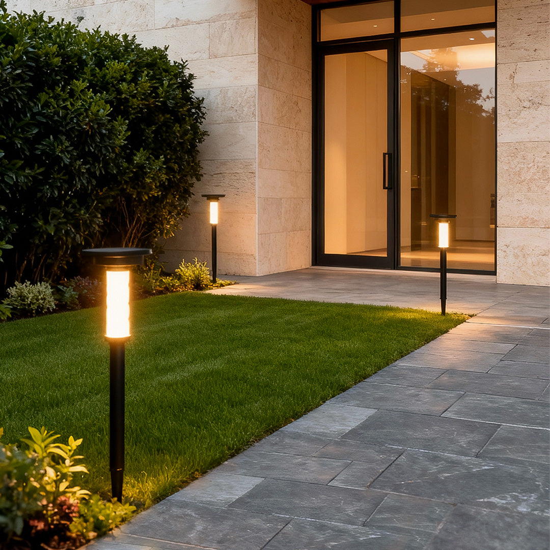 Waterproof Minimalist Solar Bubble Path Lights for Outdoor Garden Use