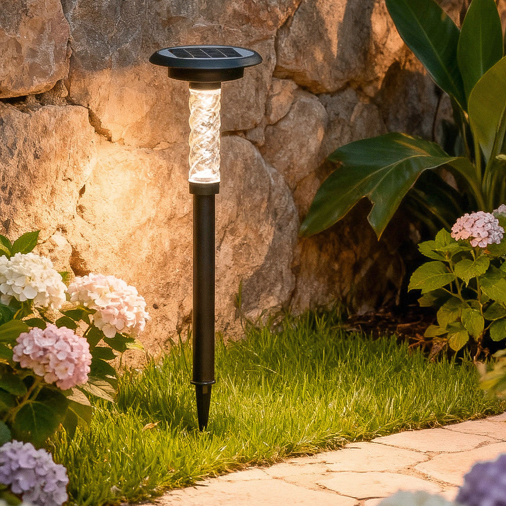 Waterproof Minimalist Solar Bubble Path Lights for Outdoor Garden Use