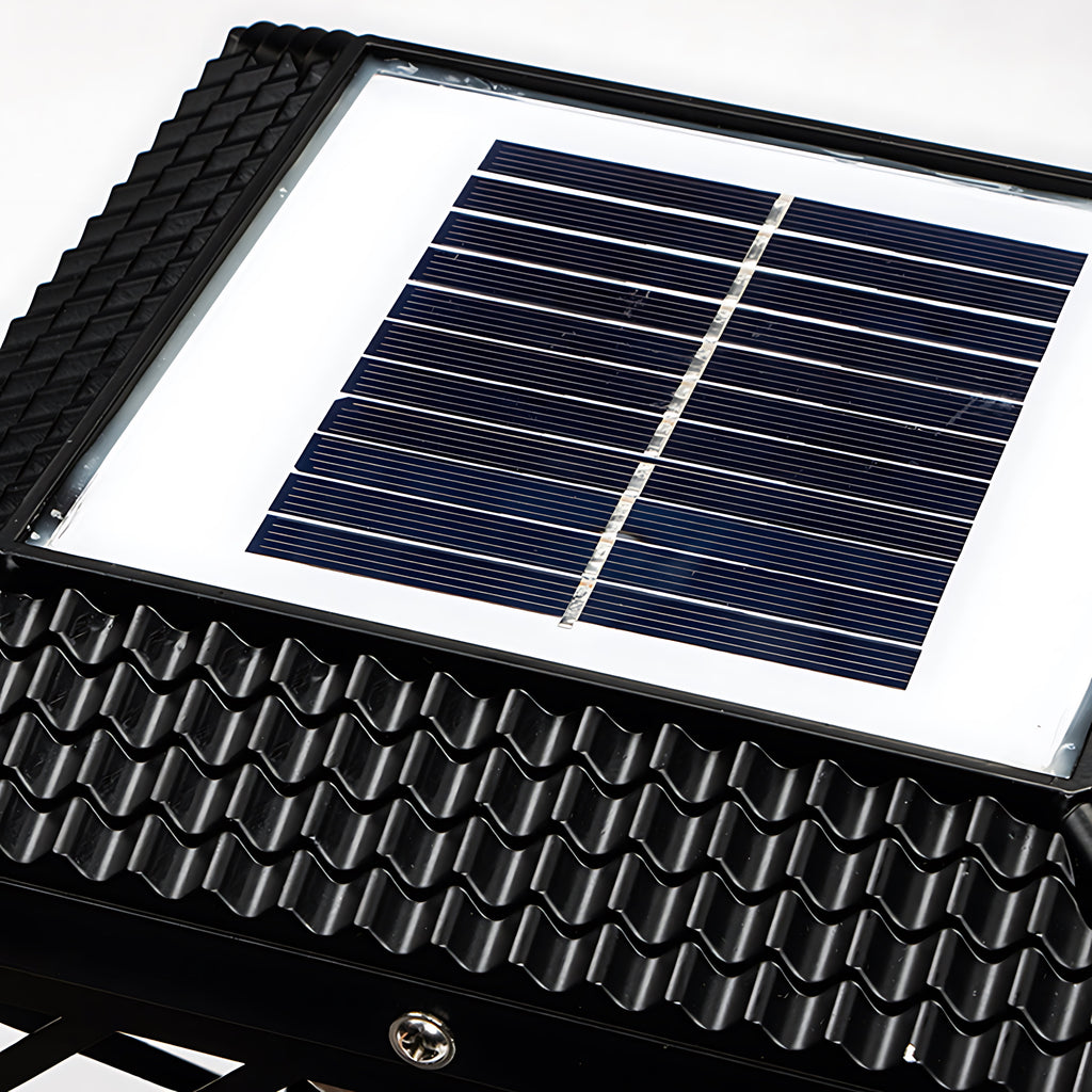 Stylish Black Stainless Steel Solar Landscape Spotlight for Outdoor Use