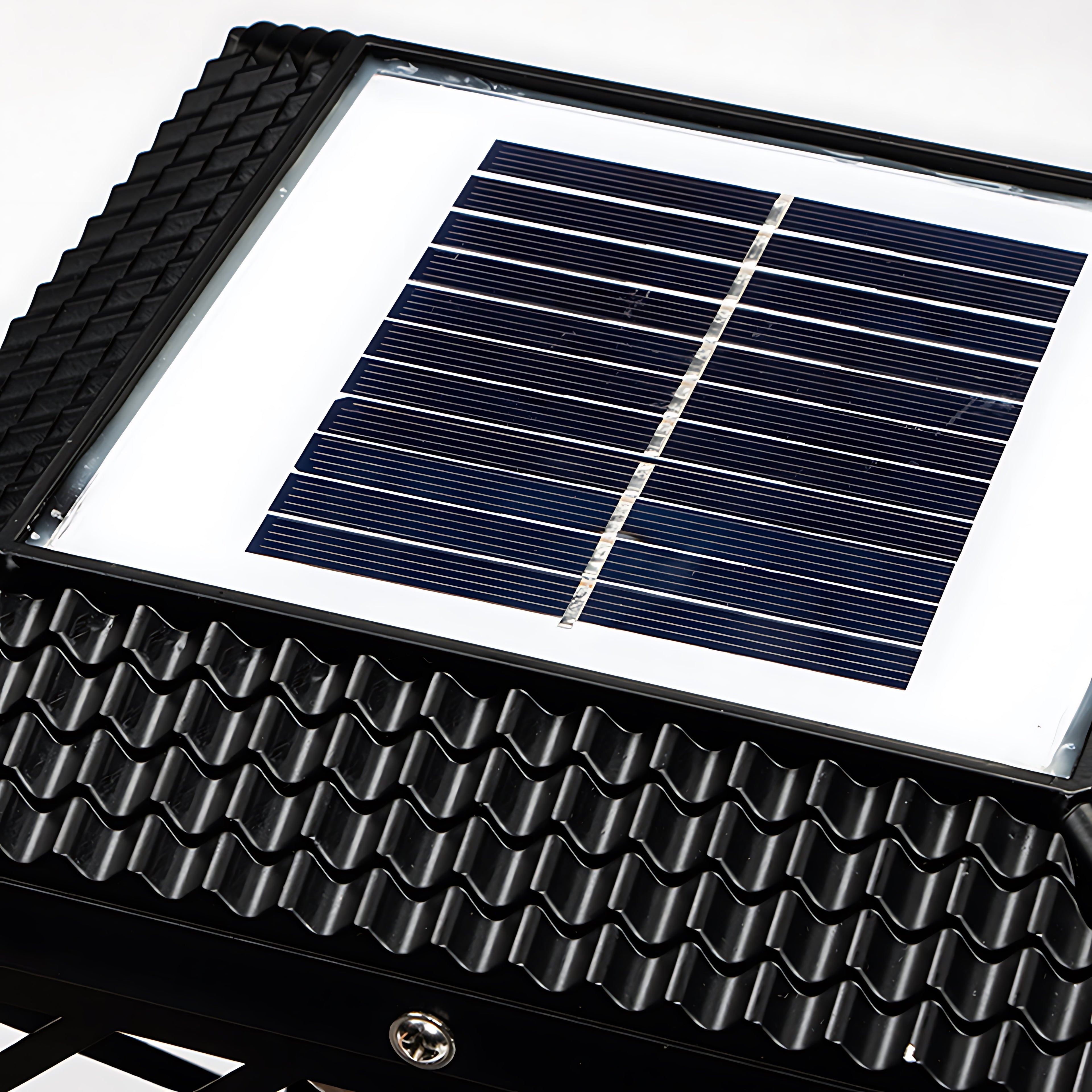 Stylish Black Stainless Steel Solar Landscape Spotlight for Outdoor Use