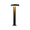 Sleek Black Waterproof Solar Path Lights for Outdoor Landscape Decor