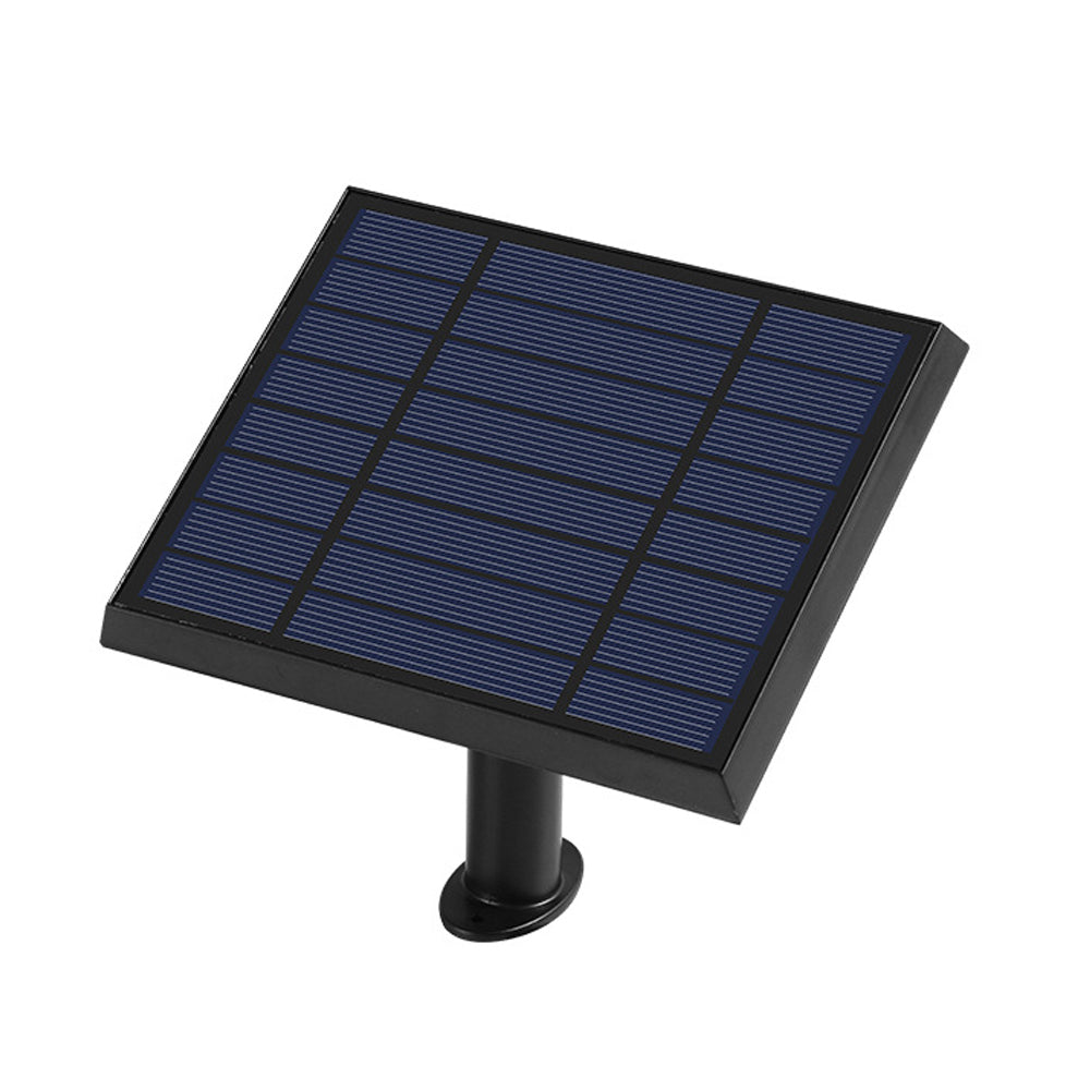 Adjustable Solar Powered Outdoor Landscape Spotlight in Durable Black Finish