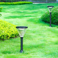 Modern Black Solar Powered LED Landscape Lights for Outdoor Gardens