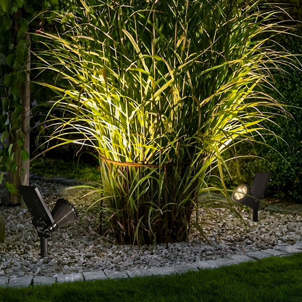 Waterproof Modern Solar-Powered Garden Spotlights for Outdoor Landscape