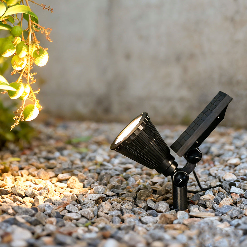 Waterproof Modern Solar-Powered Garden Spotlights for Outdoor Landscape
