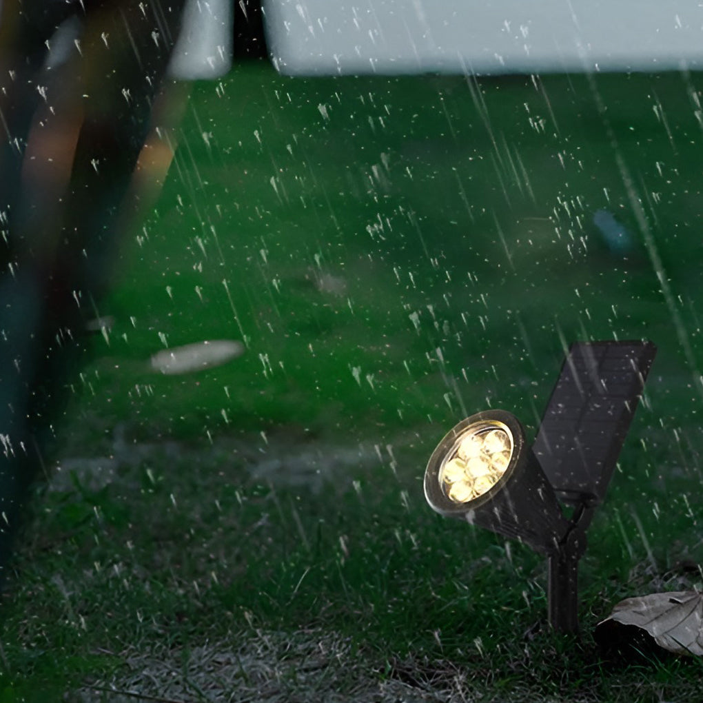Waterproof Modern Solar-Powered Garden Spotlights for Outdoor Landscape